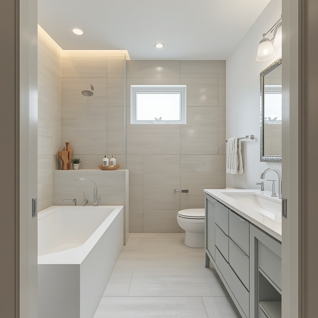 Ankara'da yenilenmiş lüks banyo — PRONOM YAPI